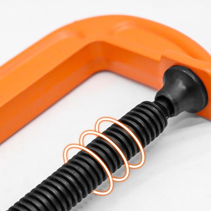 Adjustable 2 in G Clamp For Home Projects durablity Corrosion Construction