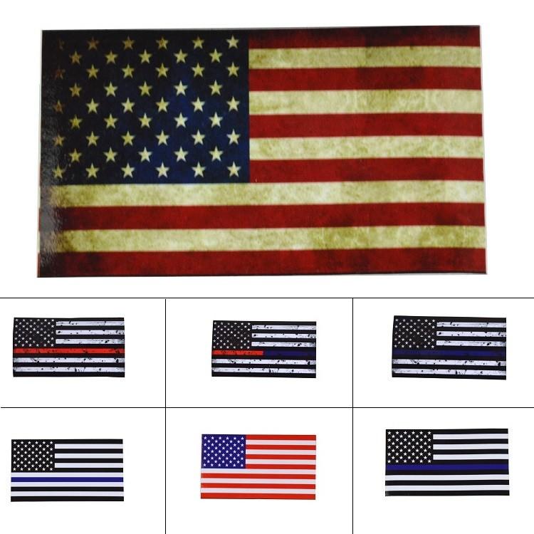 Us Flag Car Sticker Pvc Reflective Decal For Vehicle Decor And Customization