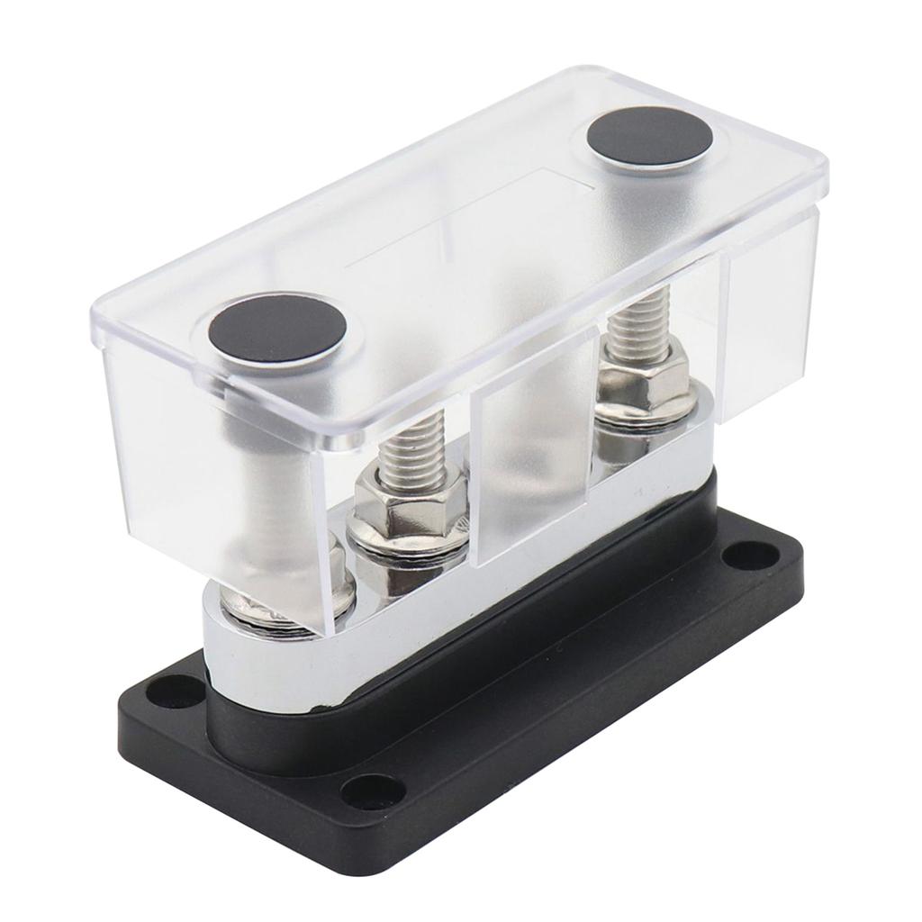 600A Power Distribution Block Bus Bar 4 X 3 8 Posts 48V DC Busbar Box