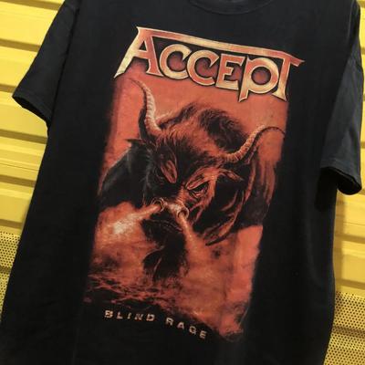 Rare Accept Band Cotton Blind Rage Shirt Unisex s-5XL BO981 Unisex T-Shirt