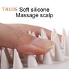 Huvudmassager Schampoborste med Mjuka Borst Ergonomiskt Handtag Portabel Resa Hårväxt Mjällborttagning Huvudskalpexfolierare Skrubber Rengöringsborste