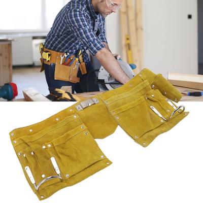 Multiple Pockets Leather Tool Belt Leather Tool Belt Apron  Woodworking Projects