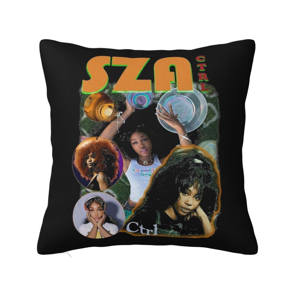 Sza Ctrl Alternate Album Throw Pillow Cover Cushions For Sofa Hip Hop Rapper Funny Pillowcover Home Decor