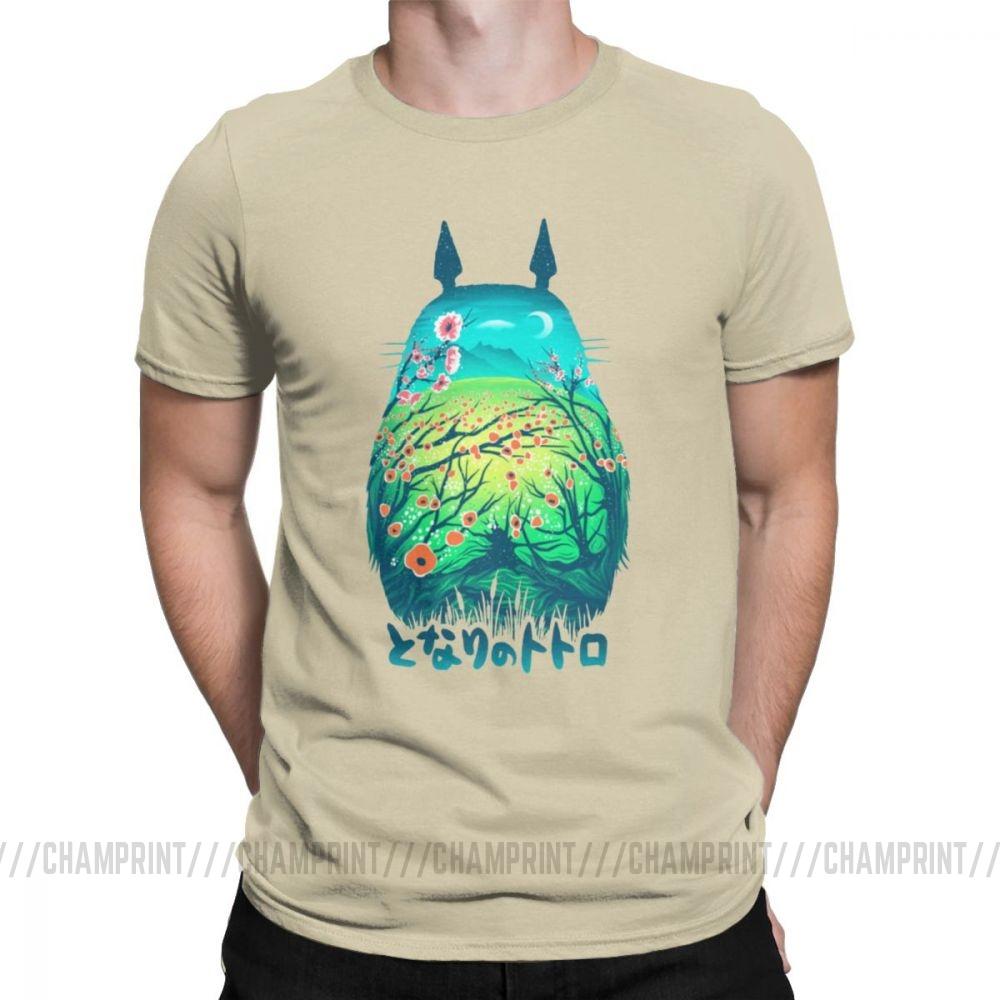 Men S T Shirt He Is My Neighbor Totoro Novelty 100 Cotton Tee Shirt Short Sleeve