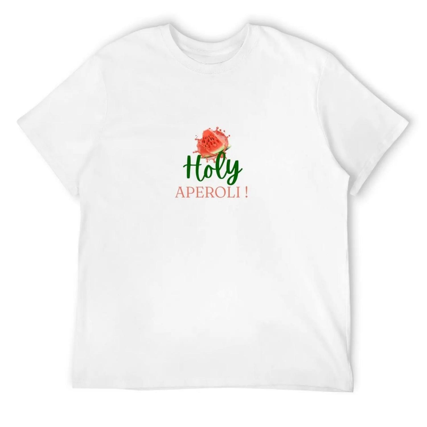 

Aperol Tshirt, perfect summer shirt for women, Aperol summer T-shirt gift, surprise gift for girlfriend, Holy Aperoli, A T-Shirt XXXXXL білий