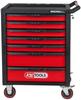 KS TOOLS RACINGline Tool Cabinet with 7 Drawers BLACK/RED 826.0007