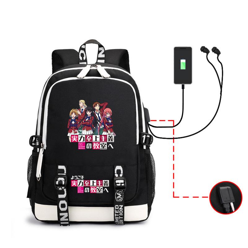 

Welcome To The Classroom Of Strength Supremacy, Animation Peripherals, Backpacks, Student Schoolbags, Travel Bags 19inch