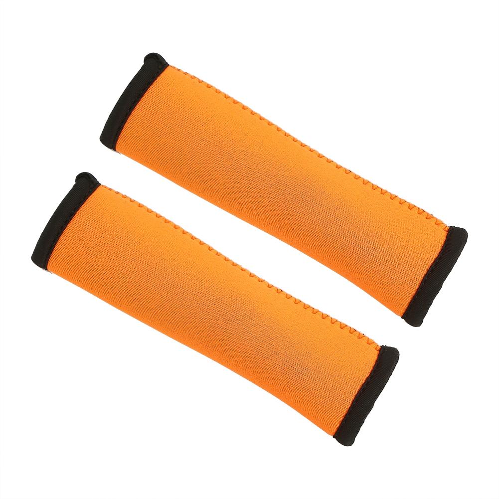 2pcs 19.5cm Soft Diving Fabric Canoe Paddle Grips Accessories (blue)