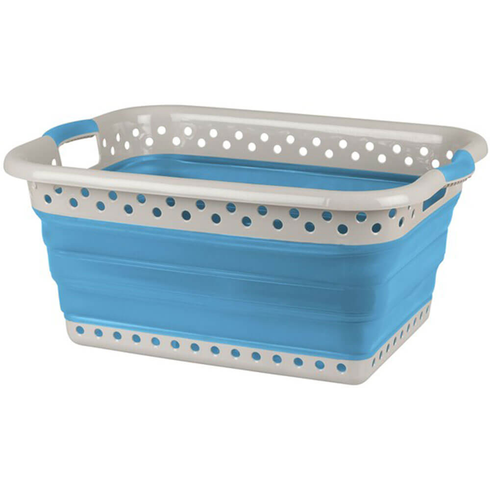 Rovin Blue Pop-Up Laundry Basket