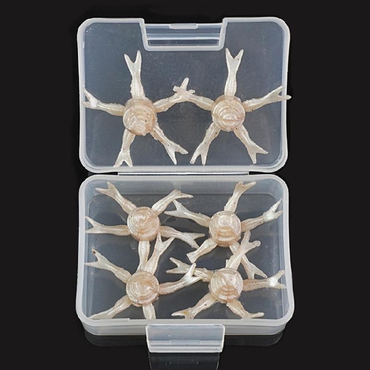 6Pcs Soft Swimming Lures Slow Floating Lures Baits Artificial Fishing Lures Simulation Jellyfish Soft Swimming Lures Set