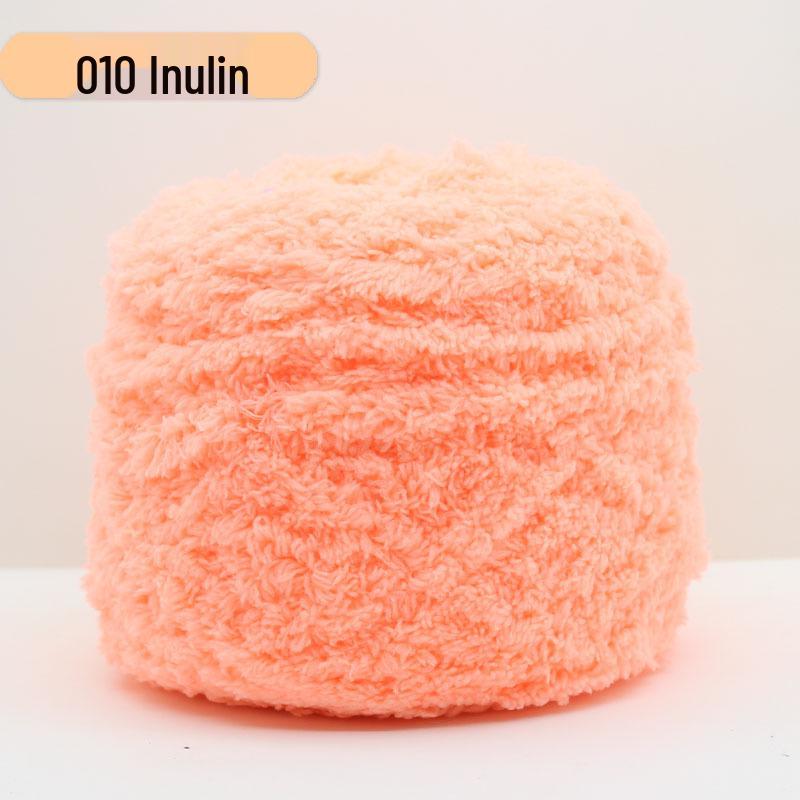 Medium-Thick Three-Strand Coral Velvet Ice Silk Plush Yarn for Hand-Knitted Baby Scarves & Vests