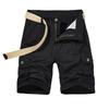 Men's Cargo Shorts  Casual Loose Fit  Solid Color Shorts With Zipper And Multiple Pockets For Work And Sports
