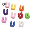 Craft Beads Set 10Pcs DIY Acrylic Bubble Letter Beads, Colorful Large Alphabet for Jewelry Making Crafts Making, Spacer Keychain Bag Charm Custom Word