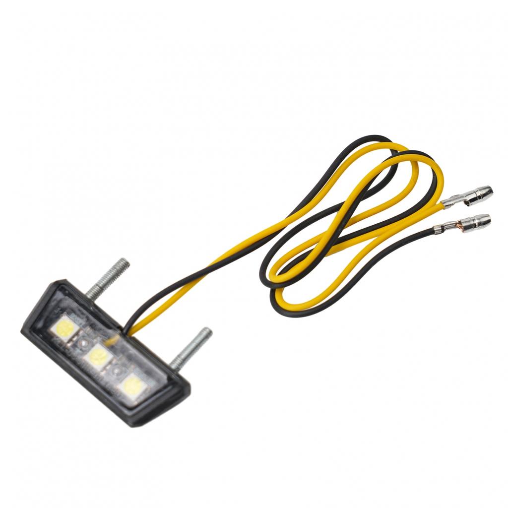 1W License Plate Light Black High Quality Material Plastic