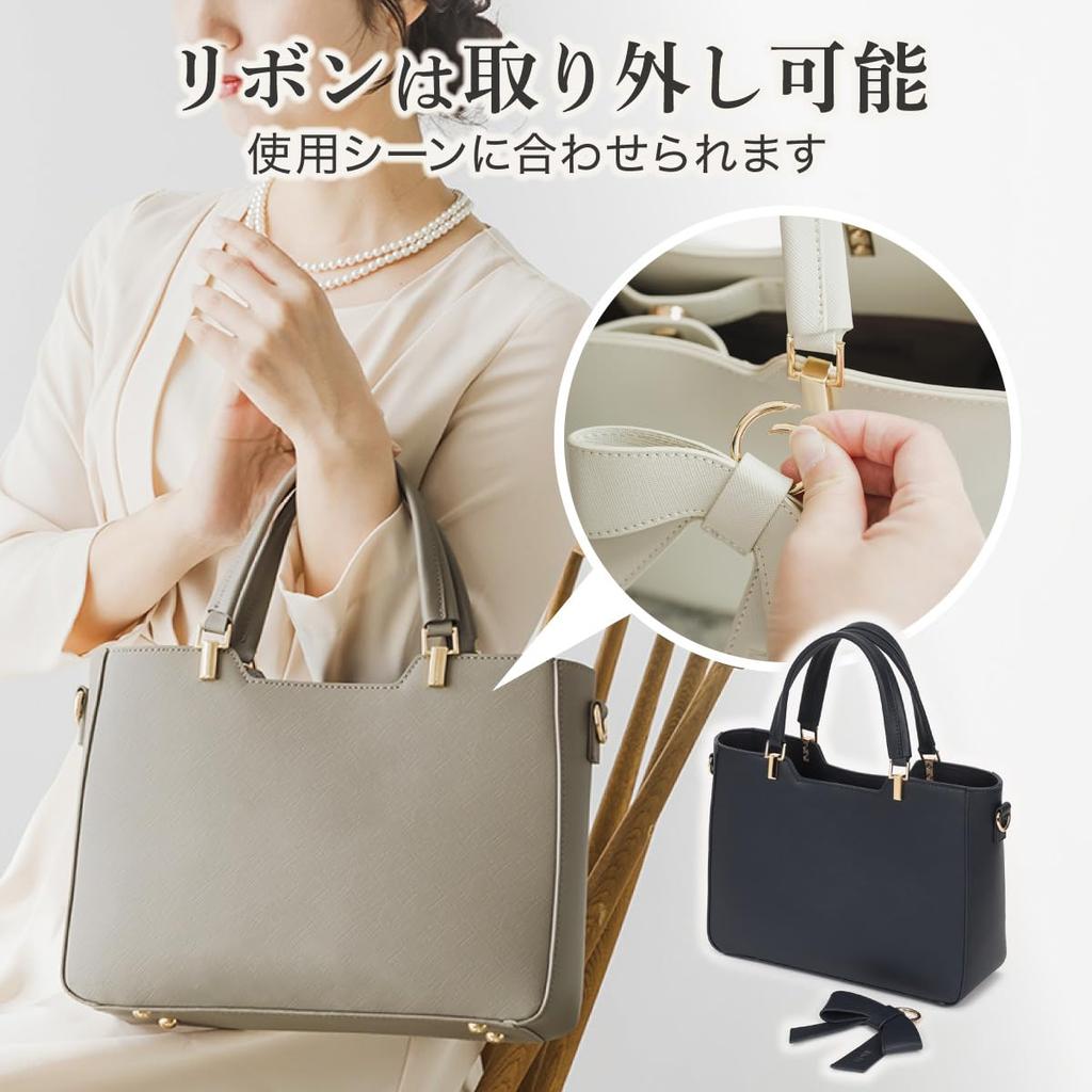 Miwoluna Shoulder Crossbody Occasion Ceremony Mini Tote Black Women's Handbag, Bag, 2-Way, Bag, Bag, Bag, Bag,