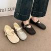 Mary Jane single shoes summer new flat-soled soft-soled mesh hollow shoes woven fishing net shoes sandals