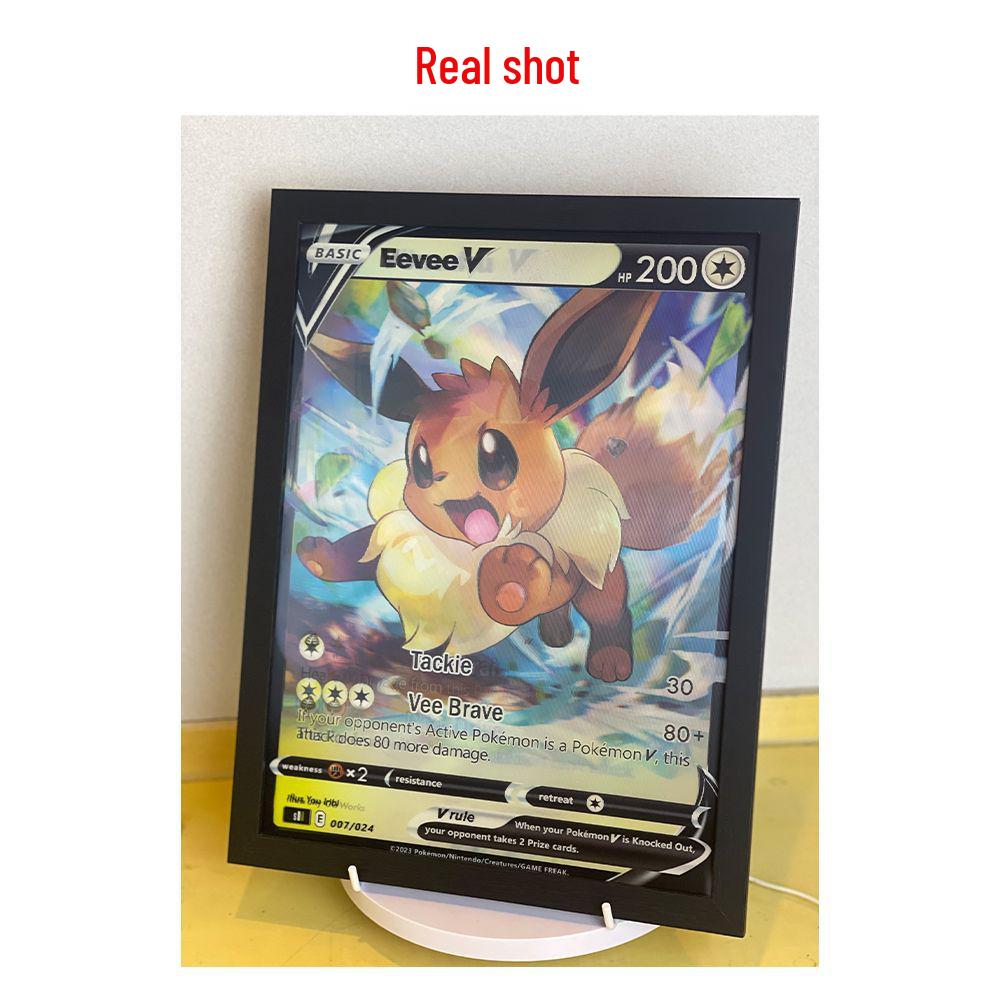 Hello Kitty & One Piece 3D Lentikulärt Pokemon-affisch