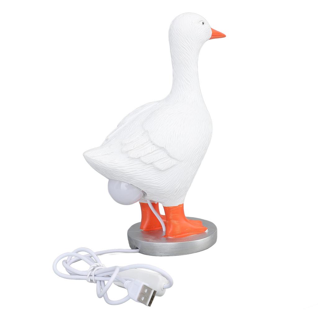 Duck Egg Lamp Creative Resin LED Funny Goose Table Lamp Night Light Home Decor for Bedroom Study