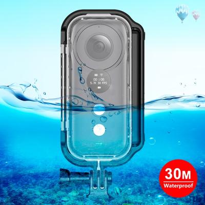 PULUZ 30m Underwater Waterproof Housing Protective Case for Insta360 ONE X, with Buckle Basic Mount & Screw