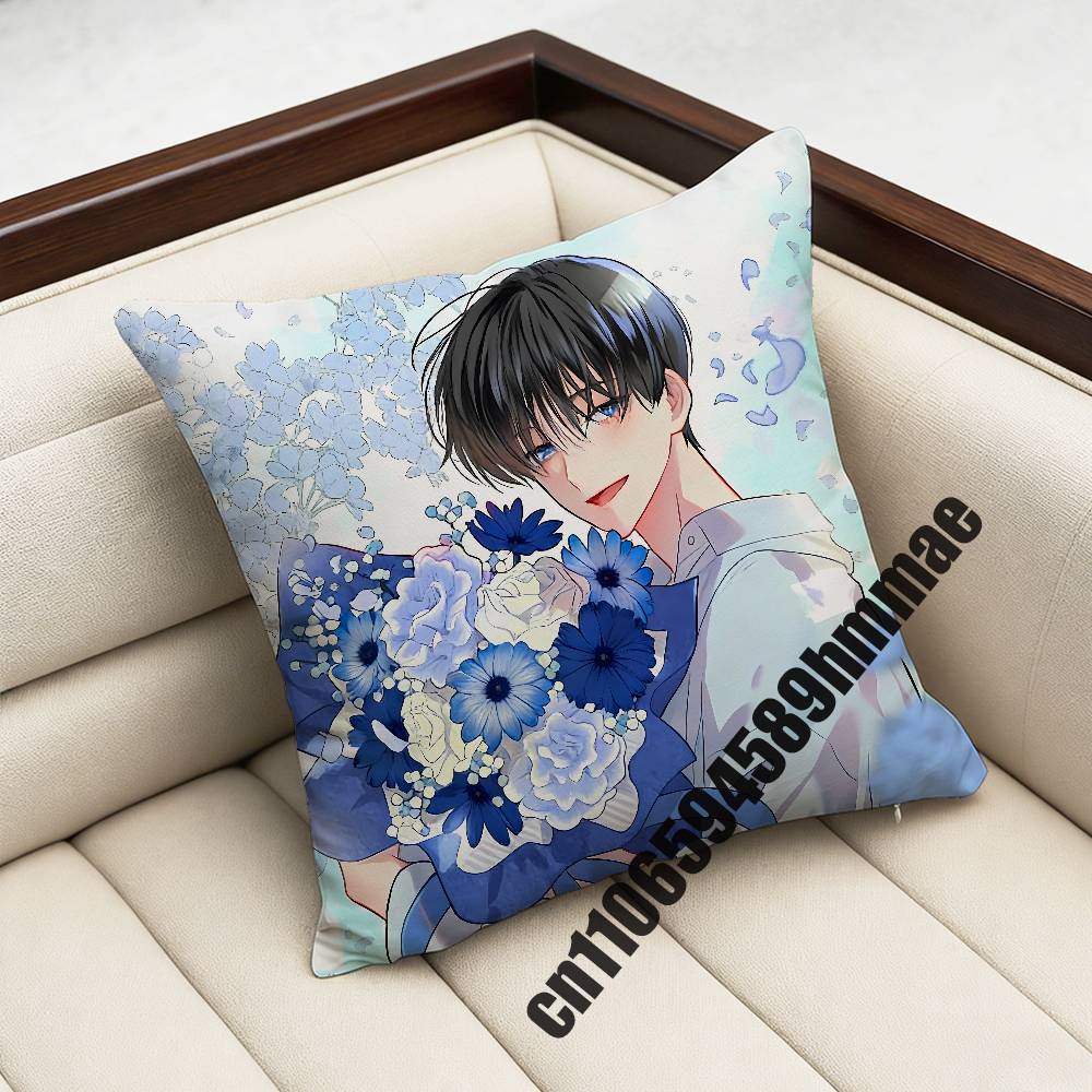 For Tamon-Kun Ima Docchi Fukuhara Tamon Utage Kinoshita Throw Pillow Case Sham 45X45Cm 35X35Cm Square Home Pillowcase Cushion