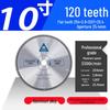 Jindian Professional Aluminum Alloy Saw Blade - 7, 10, 12 inch, 120 Teeth for Cutting Aluminum Profiles