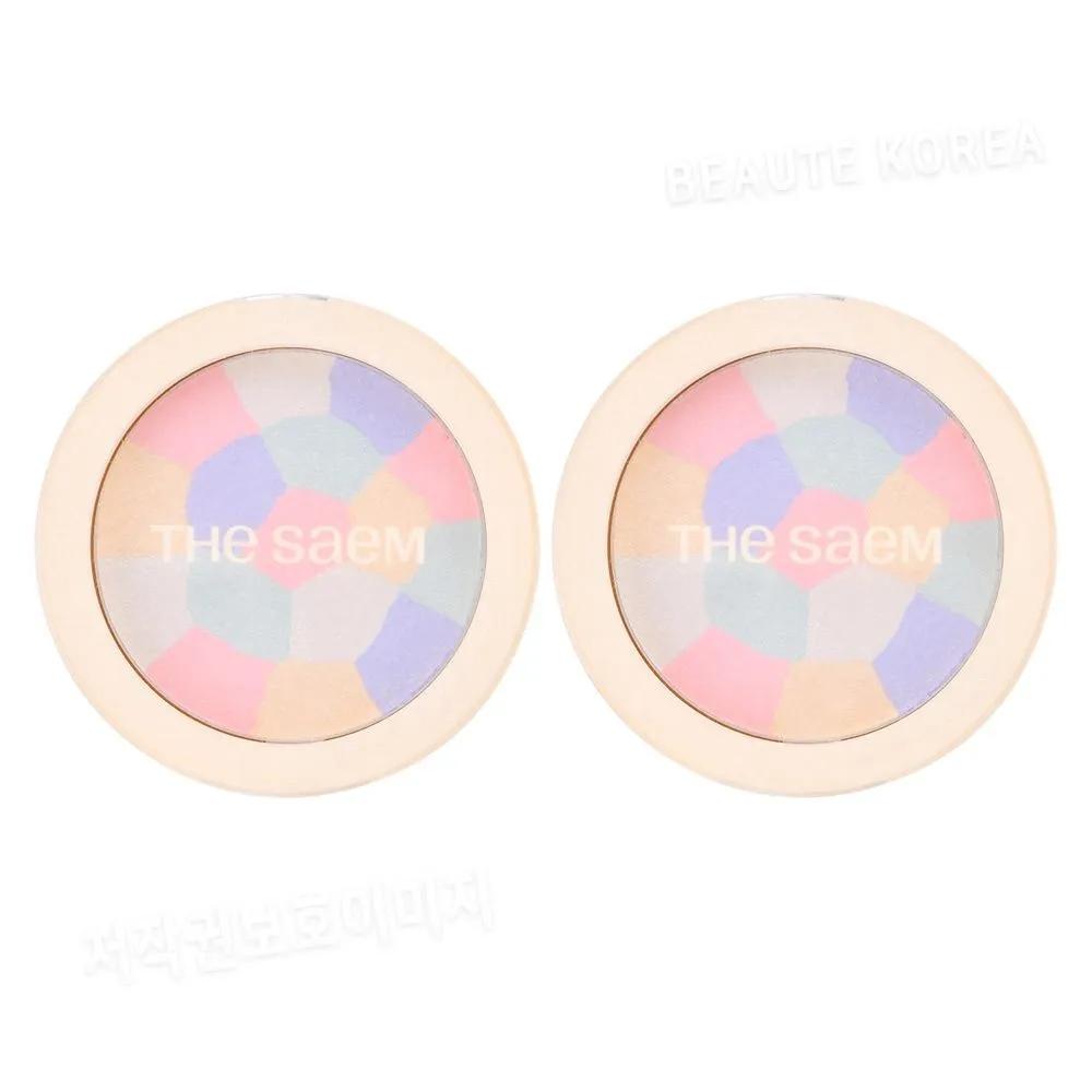 The Saem Saemmul Luminous Multi Highlighter 01 Pink White (2 pieces)