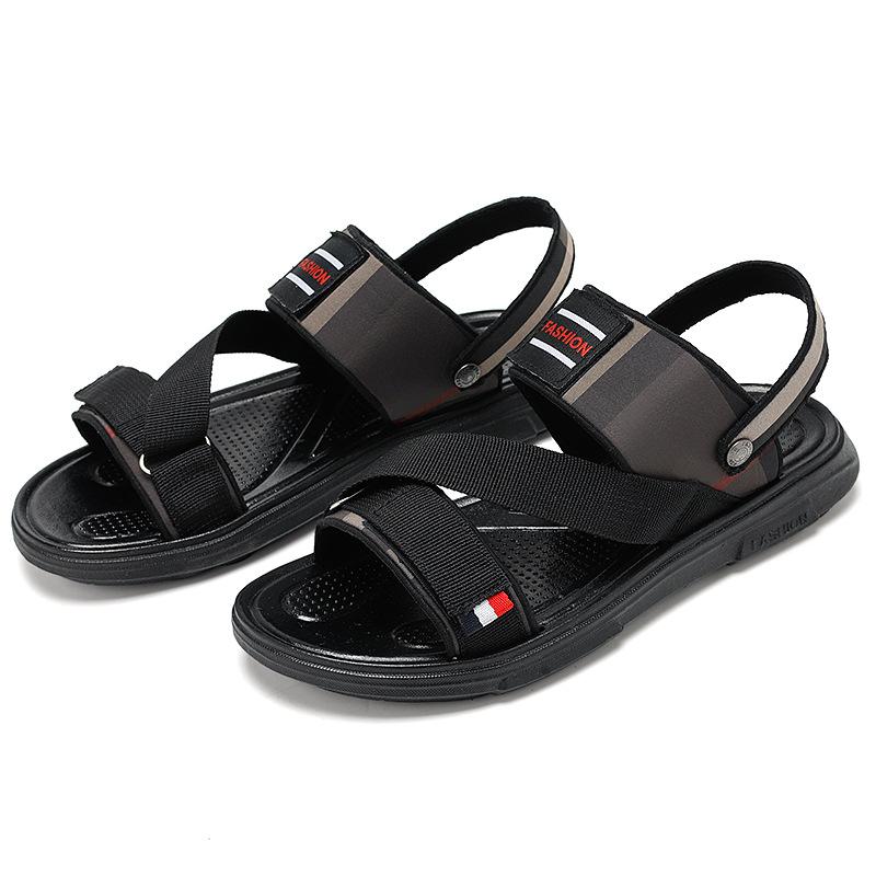 Letnie, koreańskie męskie sandały, modne, wygodne buty plażowe