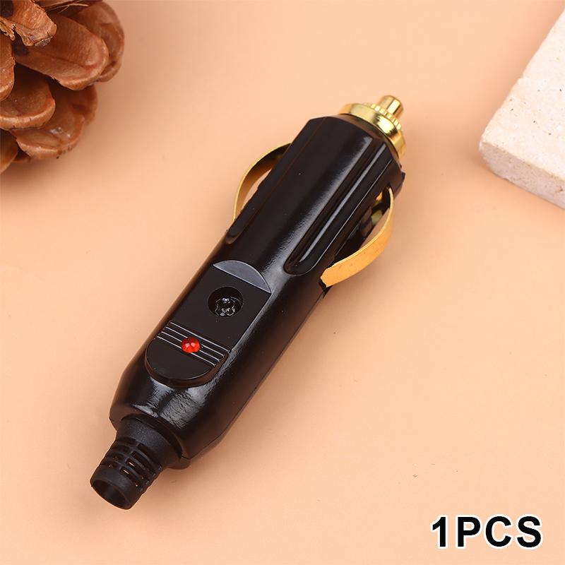 

Auto 20A Male Car Cigarette Lighter Led Socket Plug Connector Adapter Sigaretten Aansteker Auto Copper Wire High-Power 12V 24V 1
