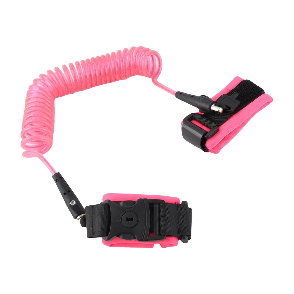 2.5M Baby Kids Anti Lost Wrist Leash with   Key Lock Child Toddler Harness Wristband(Blue)