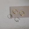 Gilded Leaf Earrings: S925 Sterling Silver Hooks, Fashionable, Light Luxury Design, Women's Dangle Jewelry.