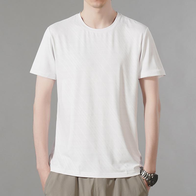 Men s Summer Short Sleeved T-shirt Fashionable Fit Versatile Short Sleeved T XXXXXL