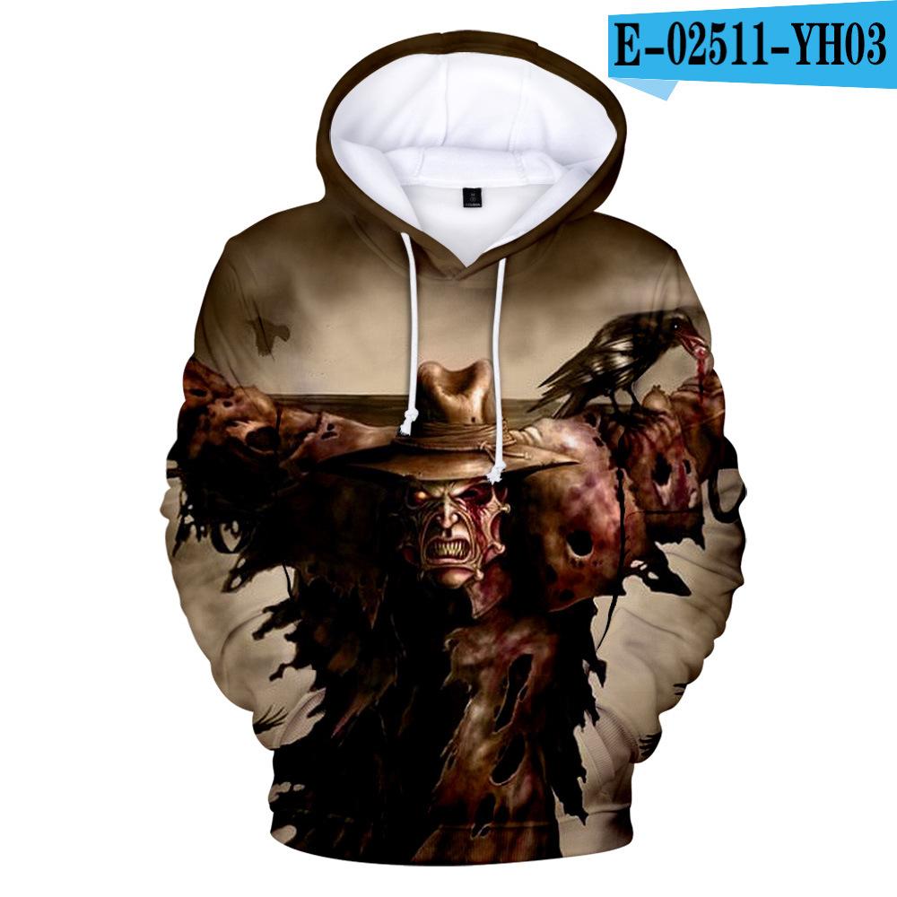 Hoodie Men Streetwear Hooded Sweatshirt Creepypasta Hoodies Ticci Toby Cosplay Costume Autumn Winter Clothes
