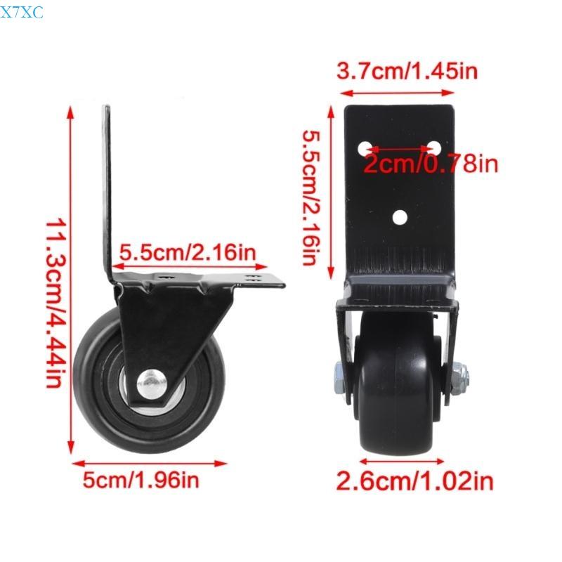 X7XC Heavy Duty Casters Accessories for Air Hotel Lobby Luggage Cart Suitcase