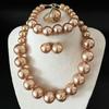 Vintage Style Imitation Pearl Jewelry Set Retro Elegant French Pearl Necklace  Bridal