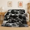Kpop B-BTS SUGA Agust D Yoon Gi Flannel Blanket Soft Warm Throw Blanket for Bedroom Living Room Bed Travel Camping Picnic Gift