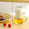 Cute Chubby Design Glass Oil Spray Bottle , Leak Proof, Food Grade, Perfect for Kitchen , Outdoor BBQ, Camping, Picnics , Ideal for Seasoning, Vinegar