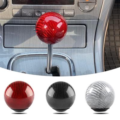 VEHSUN Car Ball Shape Real Carbon Truck Gear Knob Spherical Automatic & MT Combination