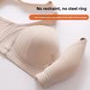 New Arrival Plus Size Wireless Bra Comfortable and Breathable Gathering and Reducing Side Breast Jacquard Pattern Middle-Aged Mother's Underwear