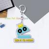 Funny Horrible Game R.E.P.O Keyrings for Accessories Bag Key Chain Ring Jewelry Fans Gifts Horror Keychain Llaveros