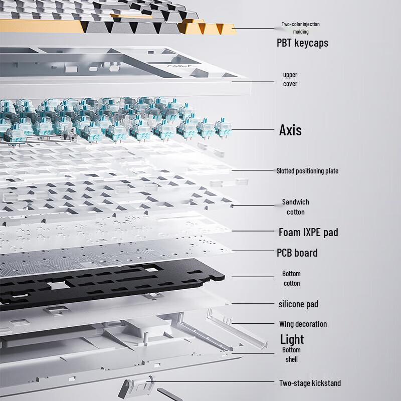 AULA S87Pro Kabellose Mechanische Tastatur