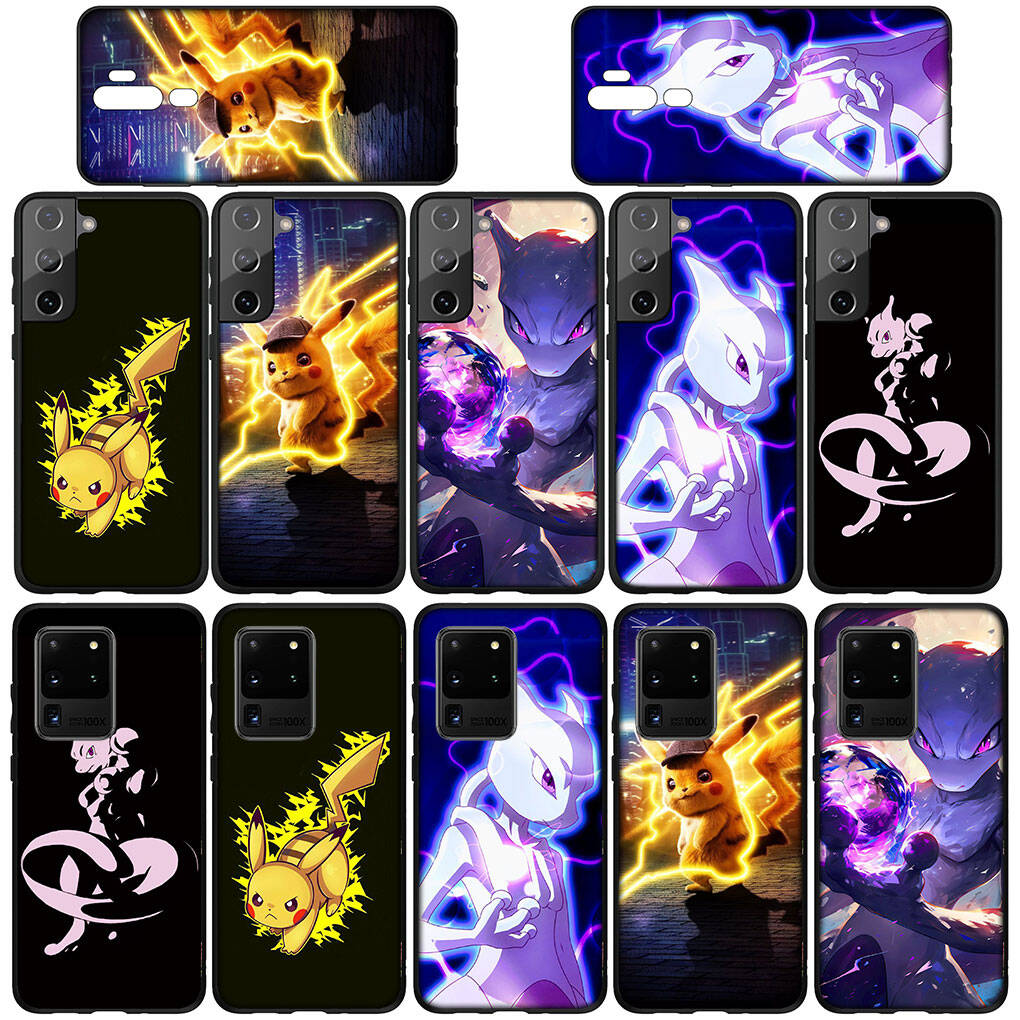 Phone Case for iPhone 17 16 15 Plus Xiaomi Poco F8 F7 X7 X6 M8 C85 C75 Redmi Note 14 12 11 13 Pro Max A4 14C 13C 15C Pokemon Pikachu Mew Mewtwo Cover