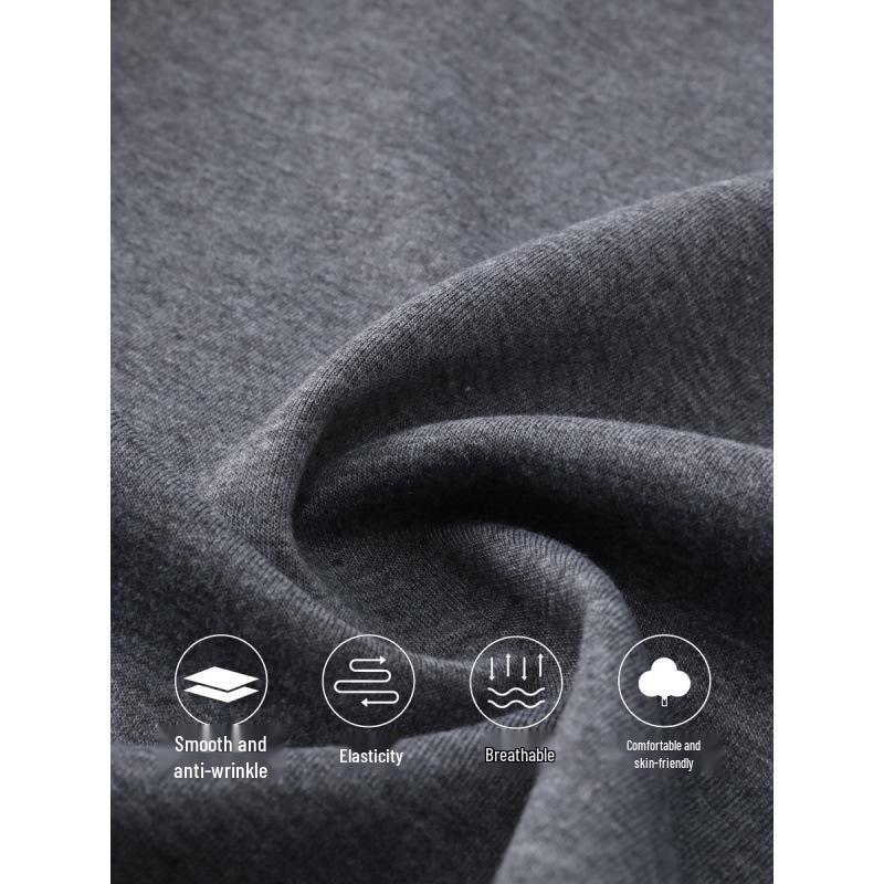 Spring & Autumn Middle-Aged Men's Sportswear Set - Casual Outfit for 70-Year-Old Dads
