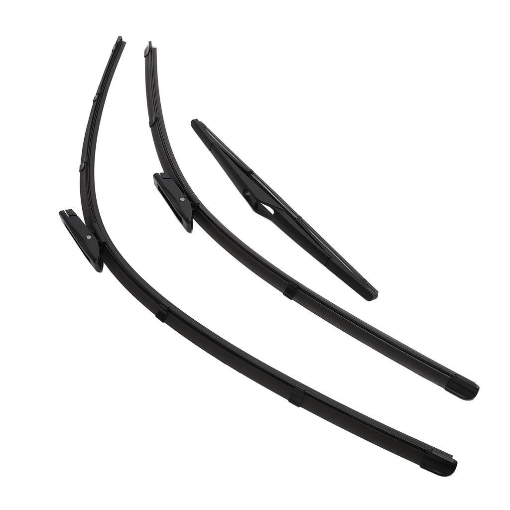 Set 3 Buc Ștergătoare Curățare Eficientă Față Spate Ștergătoare Parbriz Înlocuire pentru Grand Scenic 3 2009