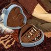 Heart Design Jewelry Organizers Denims Multi Compartment Storage Box For Earrings Necklaces Rings Travel Essential