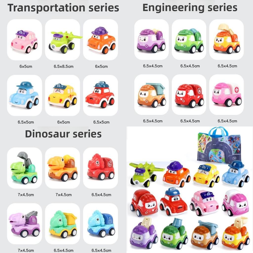 Traffic Childrens Engineering Vehicle Toy Cartoon Design For Daily Gift Festival