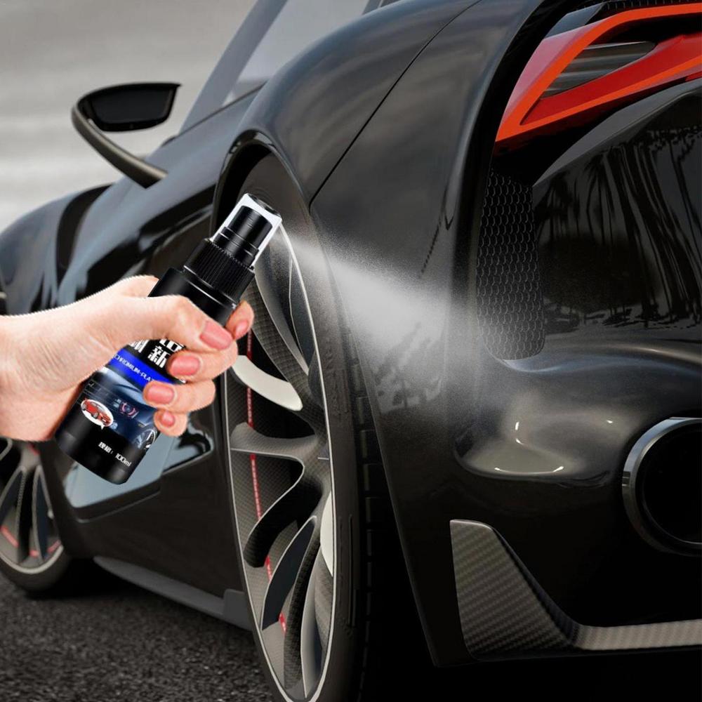 Spray Chrome Polish 100ml Metal Polish Chrome Cleaner Restorer Paint Protection All Purpose Effective Chrome Protectant Restorer