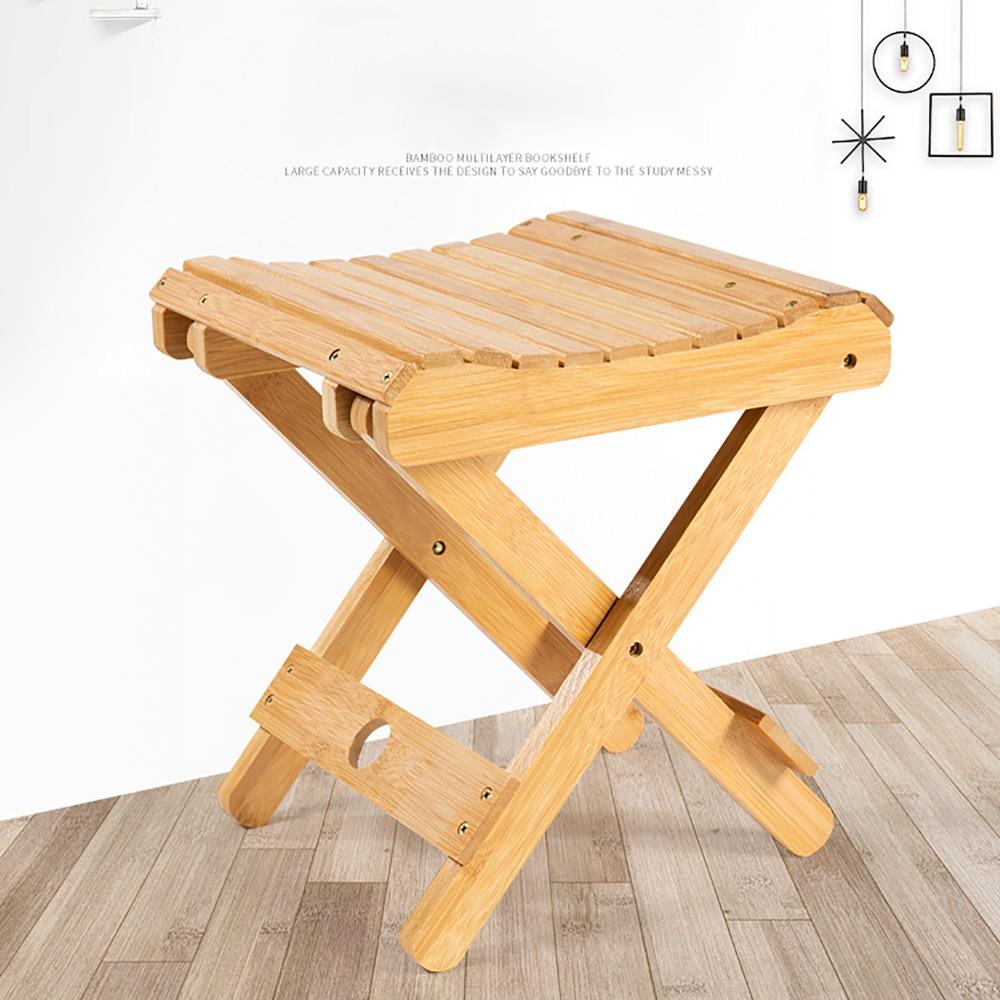 Foldable Design Portable Seat Square Shape Collapsible Chair Stable Small Stool Bathroom Shower