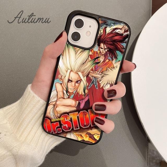 Anime Dr. Stone Senku Ishigami Phone Case for iPhone 11 12 13 14 Pro Max Mini X XR XS SE 2020 6S 7 8 Plus Samsung S21 S22 Cover