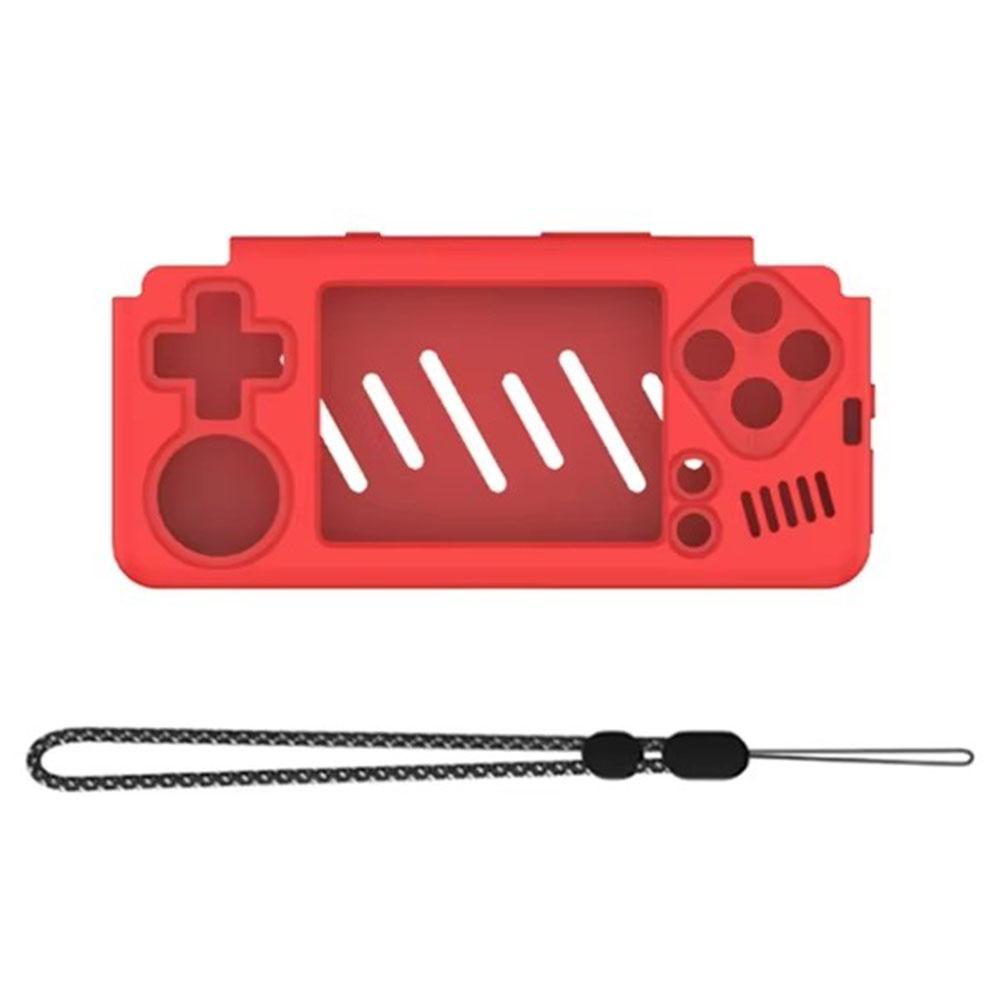 

Silicone Protective Case with Wrist Strap for Miyoo A30 Handheld Console Beige