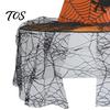 Dark Theme Stage Performance Hat Halloween Witch Hat, with Lace Mesh And Simulated Spiders, Gothic Costume Accessories for Carnival Nights Style